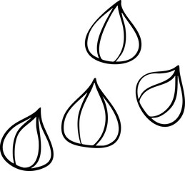 Happy Songkran Day, Buddha statue, water, flowers, hand drawn