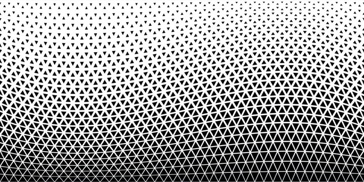 Wavy triangular pattern with gradient effect