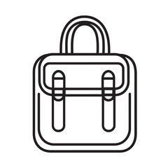 Simple Outline of a Briefcase