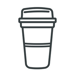 Simple coffee cup illustration