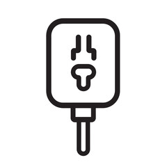 Electrical outlet icon