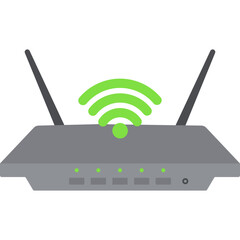 Wifi Router Illustration
