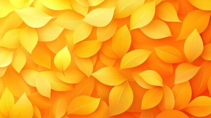 Autumn gold leaves background fall season design