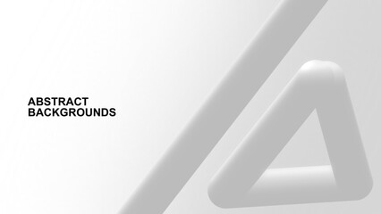 Simple modern white grey abstract background