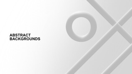 Simple modern white grey abstract background
