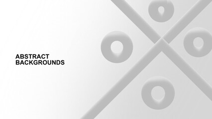 Simple modern white grey abstract background