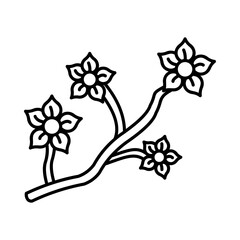 Fototapeta premium Cherry Blossoms Icon