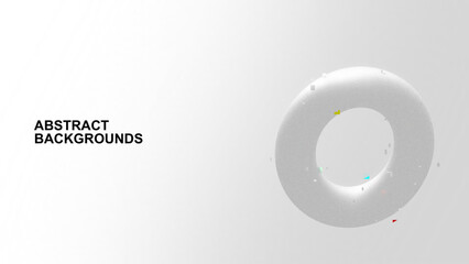 Simple modern white grey abstract background