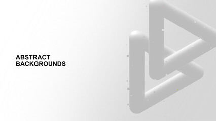 Simple modern white grey abstract background