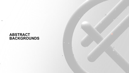 Simple modern white grey abstract background