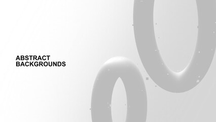 Simple modern white grey abstract background