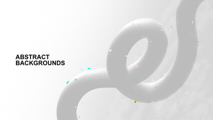 Simple modern white grey abstract background