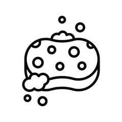 sponge icon vector design template simple and clean