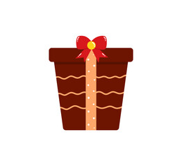 Gift Box Vector Illustration. Surprise Gift Box Illustration. Flat Style Vector.