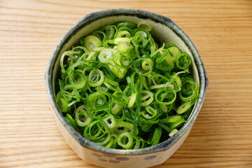 刻んだ青ネギ