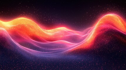 Fototapeta premium Abstract flowing waves of vibrant colors