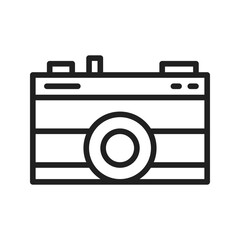 Camera icon vector image. Suitable for mobile apps, web apps and print media.
