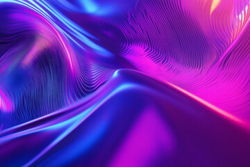 A bold, colorful abstract background with complex, hypnotic fractals. The intricate, interwoven patterns in electric purple, hot magenta, and glowing cyan create a psychedelic, visually striking, and