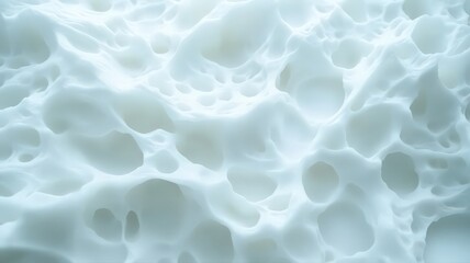 Abstract Porous White and Light Blue Texture Background