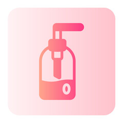 Fototapeta premium Shampoo gradient icon