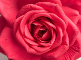 top-down view of a rose petal arrangement