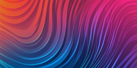 Fototapeta premium A bold, colorful abstract background featuring radiant, concentric circular patterns. The expanding waves in fiery crimson, neon blue, and warm pink create a hypnotic, high-energy, and visually