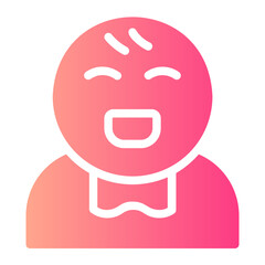 Baby  gradient icon