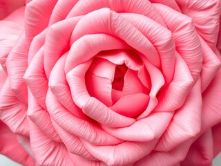 top-down view of a rose petal arrangement
