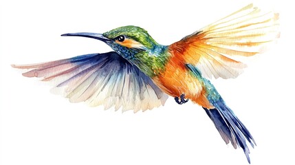 Obraz premium vibrant colored illustration of a woman athlete