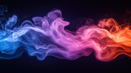 Fototapeta premium Abstract smoke art. Colorful swirling patterns