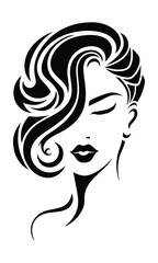 woman with long hair