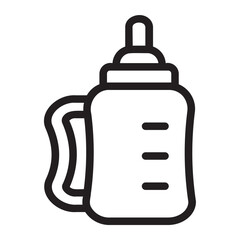 Milk Bottle line icon