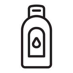 baby oil line icon