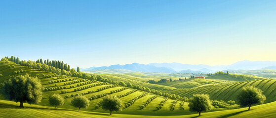 Exploring scenic green landscapes countryside nature photography serene environment panoramic view tranquility and beauty