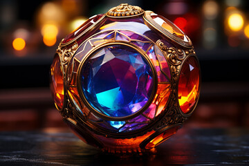 eternal allure of a polished gem, illuminating its intricate patterns, kaleidoscope hues, and ancient tales it carries from epochs past