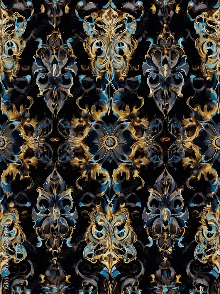 Aufkleber an abstract repeat pattern suitable for textiles and fashion design