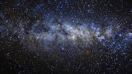 Naklejka premium Stars and galaxy outer space sky night universe black starry background of starfield