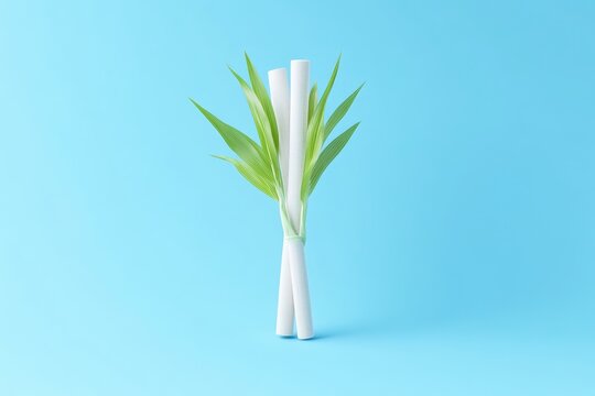 Sustainable, eco-friendly, plant-based drinking straws