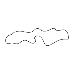 abstract blobs outline for background