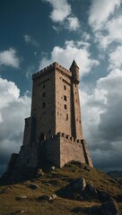 Ancient castle standing tall against the sky