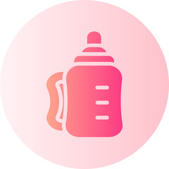 Milk Bottle gradient icon