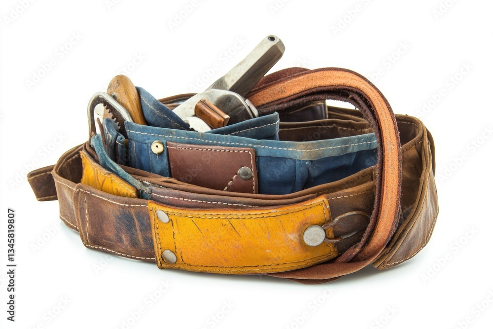 Poster A toolbox filled with various tools on a clean white background
