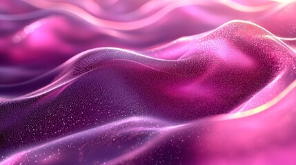 Obraz premium Abstract wavy surface, pink, purple, glittery