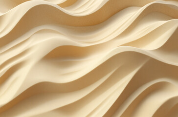 Fototapeta premium Abstract Desert Sand Dune Waves Texture Background Illustration