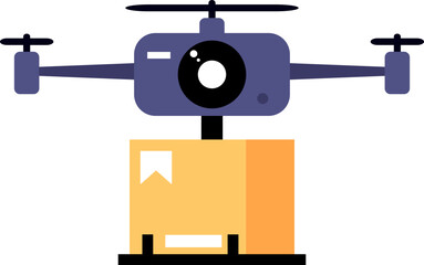 Drone Delivery Illustration
