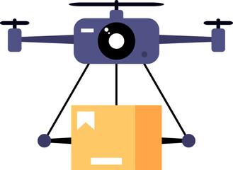Drone Delivery Illustration
