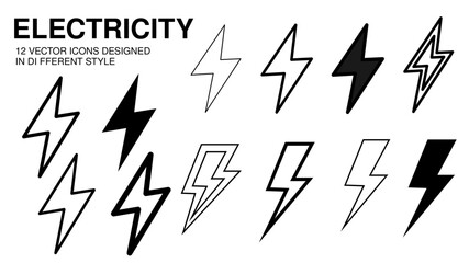 
electricity  icon vector illustration concept