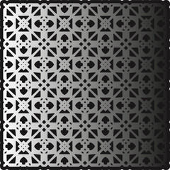 Fototapeta premium Metal pattern. Abstract metallic background. Wallpaper with repeat pattern.