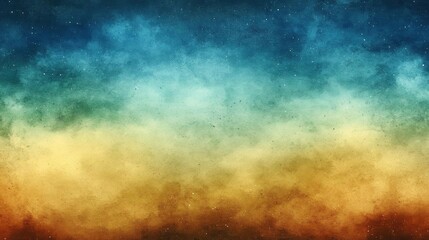 Obraz premium Cosmic Sky Watercolor Gradient Background Texture