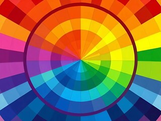 Obraz premium abstract background with colorful circles